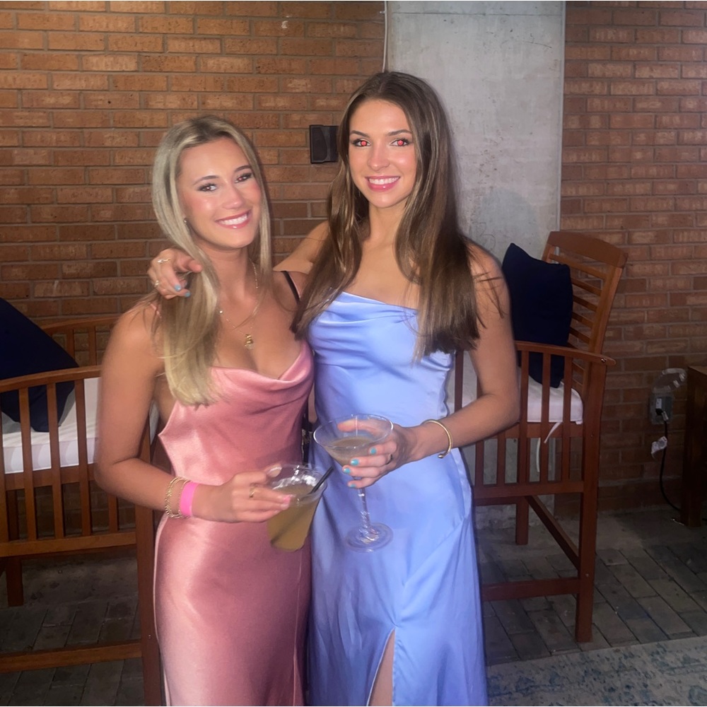 Blue ASTR midi dress xs